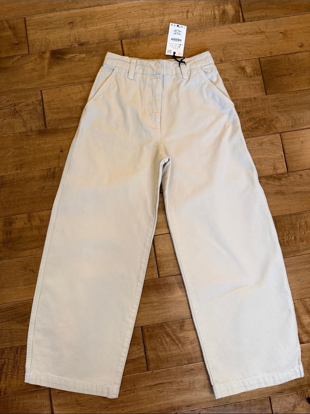 ZARA The ZW Canvas Balloon Trousers